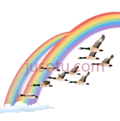 彩虹,卡通,彩虹色, PNG