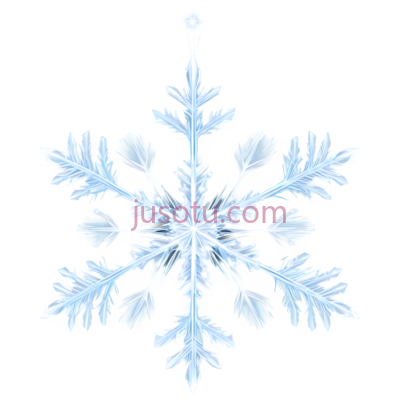 雪花,对称,蓝色, PNG