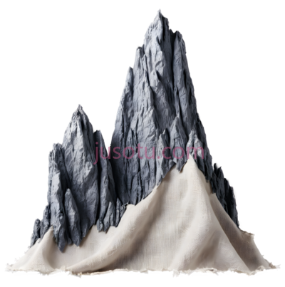 山峰,插画,灰色,白色, PNG