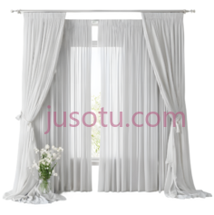 窗帘,白色PNG