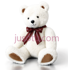 玩具熊,可爱,白色PNG