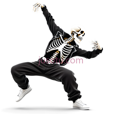 骨骼舞者, PNG