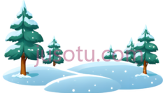 雪松,卡通,绿色PNG