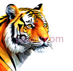 老虎,人脸PNG