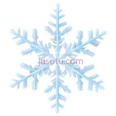 雪花,对称,蓝色, PNG