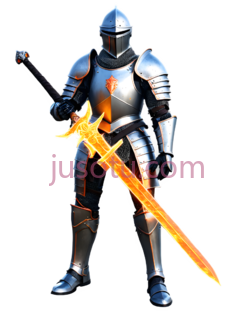 骑士,中世纪盔甲,银色PNG