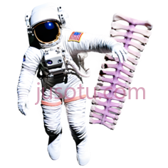 宇航员,卡通,白色PNG