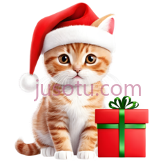 小猫,卡通,橙色,白色PNG