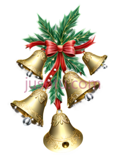 铃铛,节日装饰,金色PNG