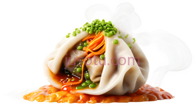 食物,摆盘,白色,橙色,绿色, PNG