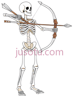 骨骼弓箭手PNG
