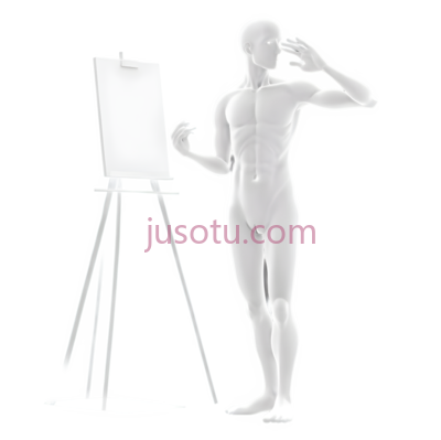 人形模特,3D,白色, PNG