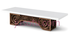 桌子,现代,白色PNG