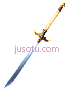 剑,装饰性武器,金色PNG