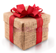 礼物盒,方形,米色PNG