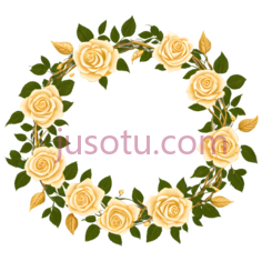 花环,插画,黄色,绿色PNG