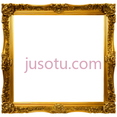 相框,巴洛克,金色PNG