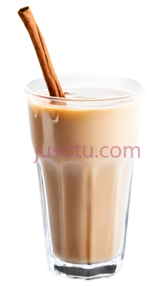 奶茶,玻璃杯装,浅棕色PNG