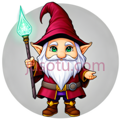 小矮人,卡通,红色PNG