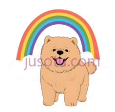 狗,卡通,浅棕色PNG