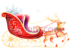 雪橇,节日,红色PNG