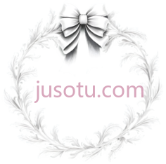 花环,装饰性,白色PNG