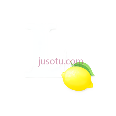 字母,柠檬,白色,黄色,绿色, PNG