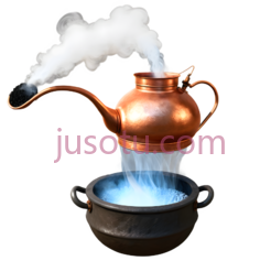 茶壶,卡通,铜色PNG
