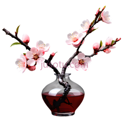桃花,粉色, PNG