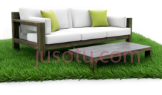 草制家具,客厅PNG
