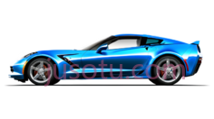 跑车,现代,蓝色PNG