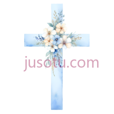 十字架,装饰性,白色PNG