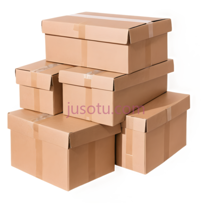 纸箱,堆叠,棕色, PNG