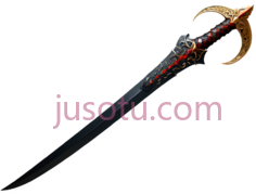 弯刀,武器,黑色PNG