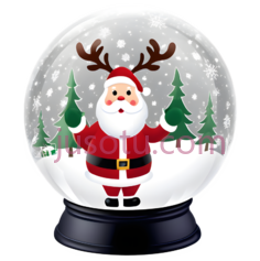 圣诞老人,卡通,红色, 白色, 绿色PNG