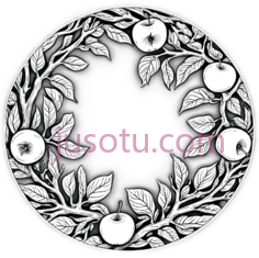 苹果树,线条,白色PNG