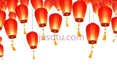 灯笼,中式,红色, PNG