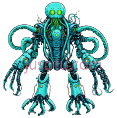 机器人,科幻,蓝色PNG