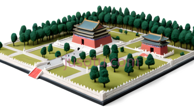 建筑,中式,红色,灰色, PNG