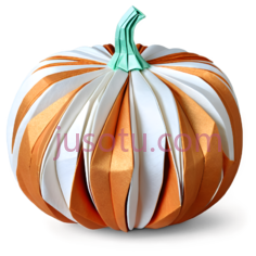南瓜,折纸,橙色,白色PNG