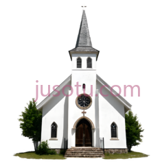 教堂,建筑,白色PNG