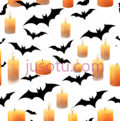 蝙蝠,蜡烛,卡通,橙色PNG