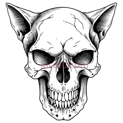 骷髅,素描,黑白, PNG