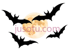 蝙蝠,卡通,黑色PNG