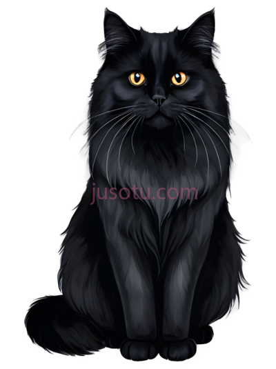 长毛猫, PNG