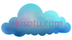 云,渐变,蓝色PNG