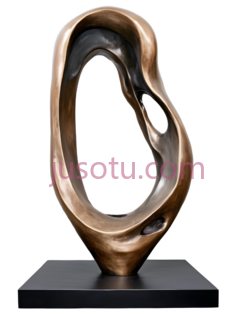 雕塑,抽象,金色PNG