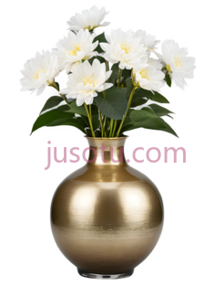 花瓶,现代,金色PNG