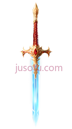 剑,幻想,红色,金色,蓝色PNG