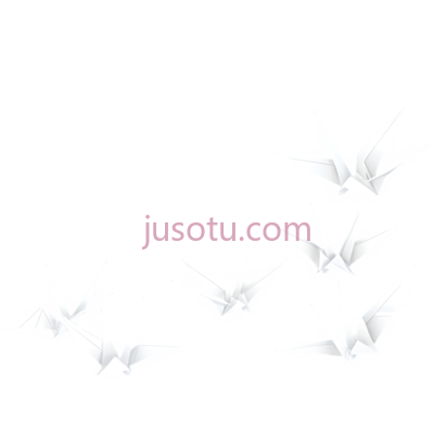 纸鹤,折纸,白色, PNG
